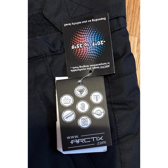 Arctix Snow Pants Cargo Womens Large 12 - 14 Insulated Black 31" Inseam - Picture 10 of 14